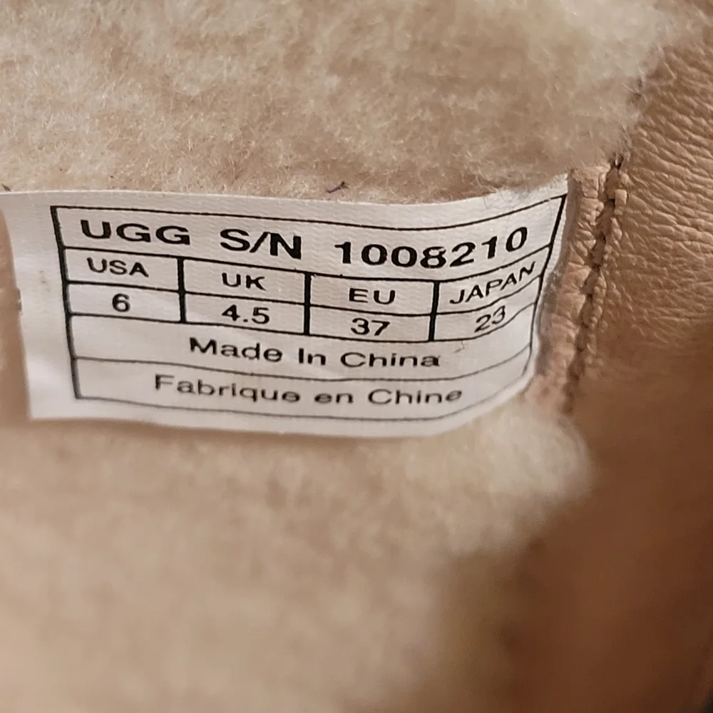 *Sold⛔️Ugg Rosen Tall Leather Boot in Size 6. S/N 1008219  #246 - Picture 5 of 17